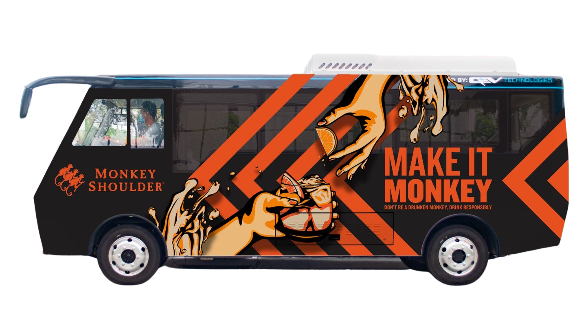 monkey shoulder bus
